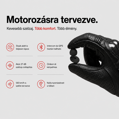 Motorozasra tervezve - TrueSilenz Moto Pro 2 tulajdonsagok