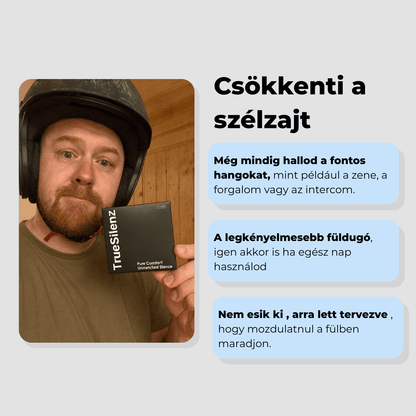 Motoros Füldugó - Moto Pro 2 - TrueSilenz Earplugs