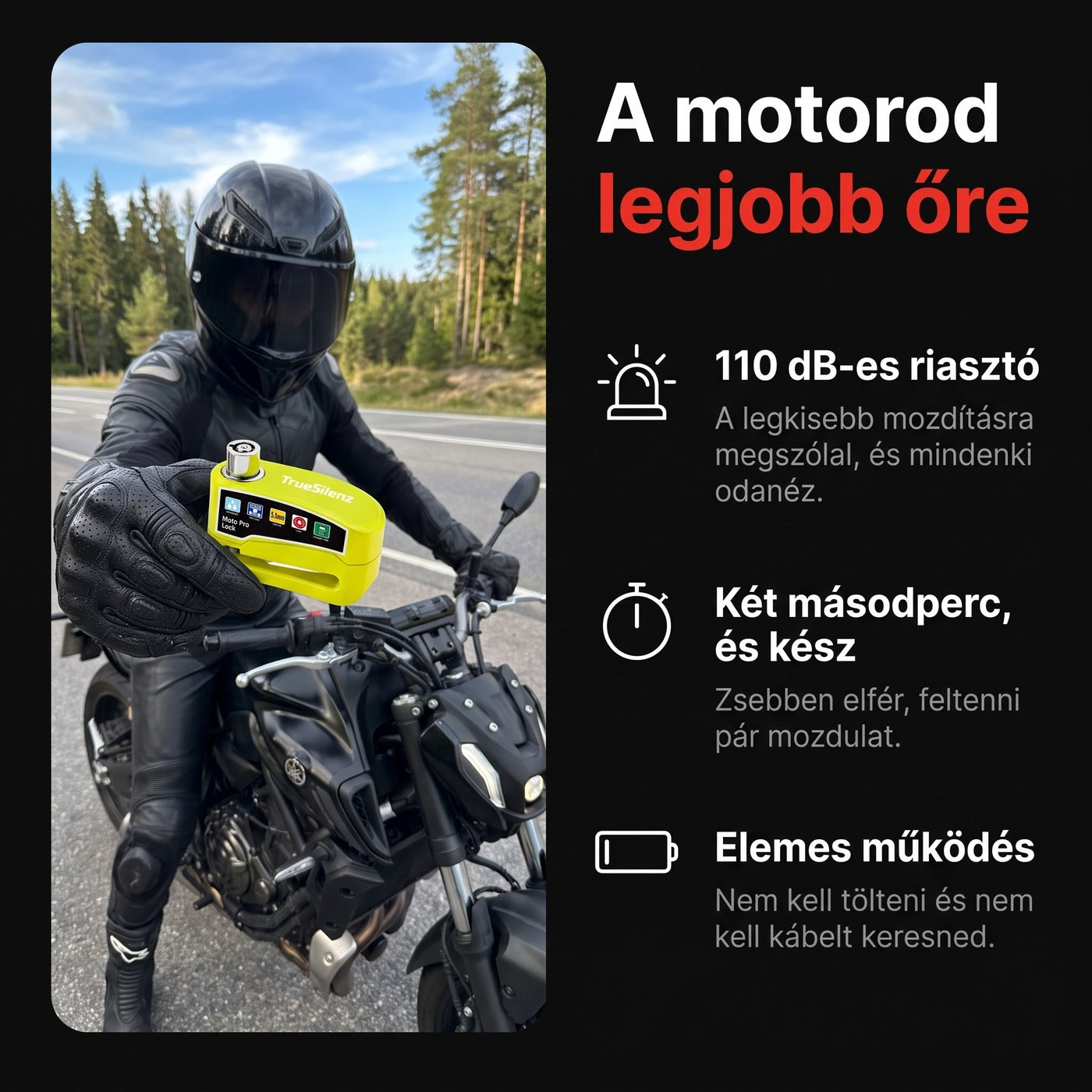 Moto Pro Lock - a motorod legjobb ore